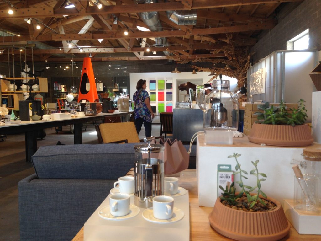 The shared space of For The People and Kream Coffee