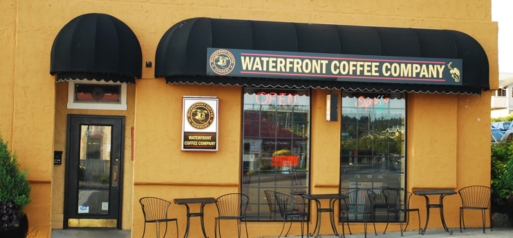 Waterfront Coffee Company the first or last stop for coffee.