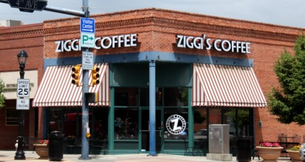 Ziggi’s Coffee a local shop making it self known