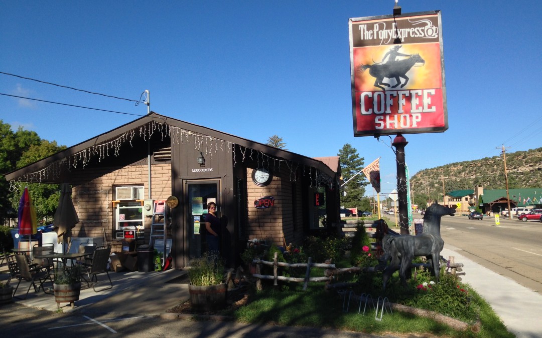 Pony Expresso Coffee Shop where horses and coffee meet