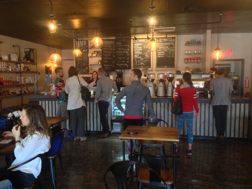Maverick Coffee busy lobby