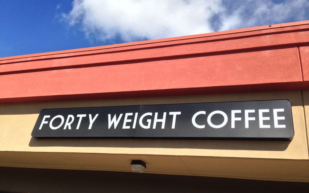 Forty Weight Coffee well worth its weight.