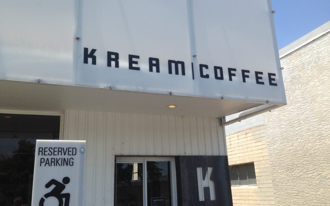 Kream Coffee rising to the top.