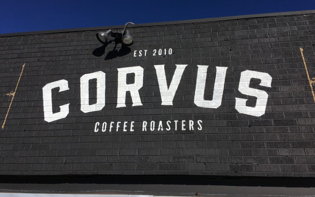 Corvus Coffee Roasters Englewood’s flagship coffee spot.