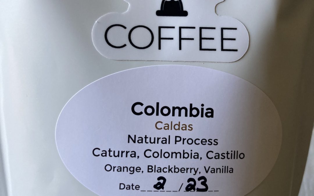 Grind Time Coffee Caldas from Colombia is a treat.